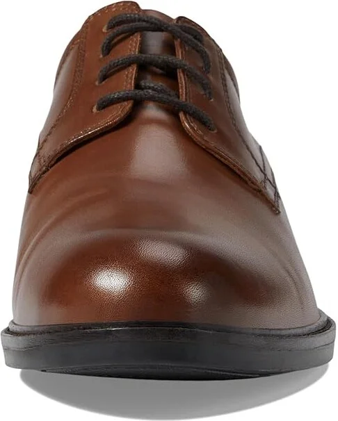 Johnston & Murphy Mason Plain Toe Men's Lace Up Wing Tip Shoes Tan Full Grain : 14 M (D), Leather - Image 5