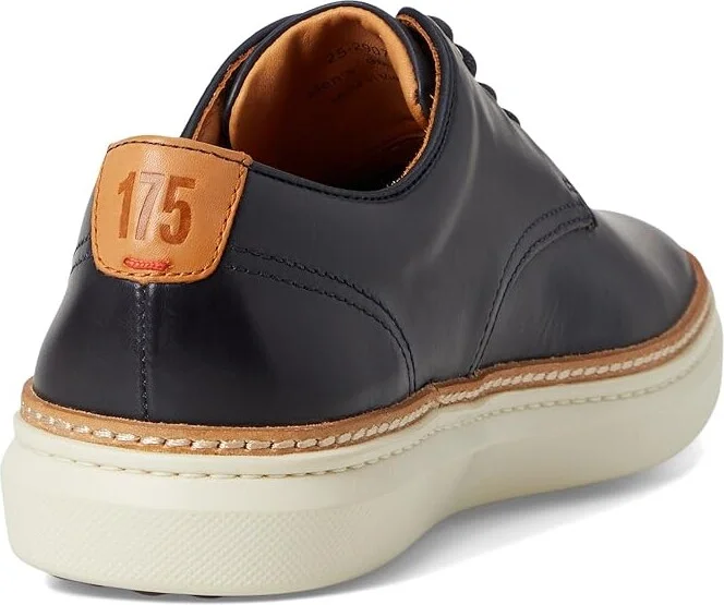 Johnston & Murphy Mcguffey 2 175th Plain Toe Men's Slip on Shoes Navy Oiled American Full Grain : 12 M (D), Leather - Image 4