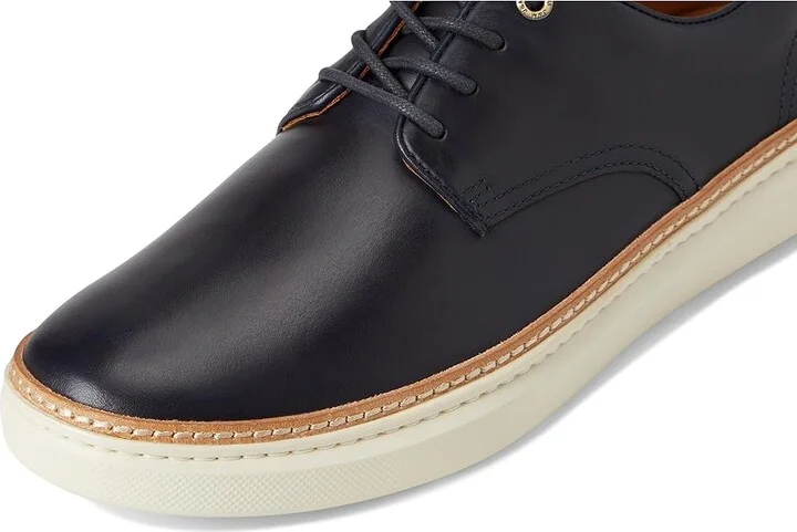 Johnston & Murphy Mcguffey 2 175th Plain Toe Men's Slip on Shoes Navy Oiled American Full Grain : 12 M (D), Leather - Image 7