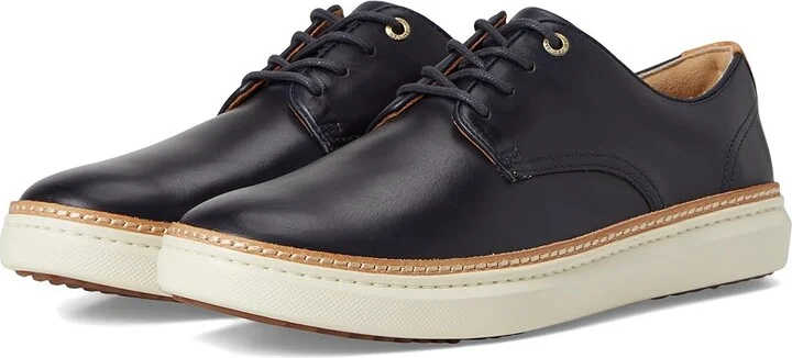 Johnston & Murphy Mcguffey 2 175th Plain Toe Men's Slip on Shoes Navy Oiled American Full Grain : 12 M (D), Leather