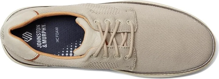 Johnston & Murphy Mcguffey 2 Knit Plain Toe Men's Shoes Beige Knit : 7 M (D), Synthetic - Image 2
