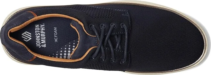 Johnston & Murphy Mcguffey 2 Knit Plain Toe Men's Shoes Navy Knit : 13 M (D), Synthetic - Image 2