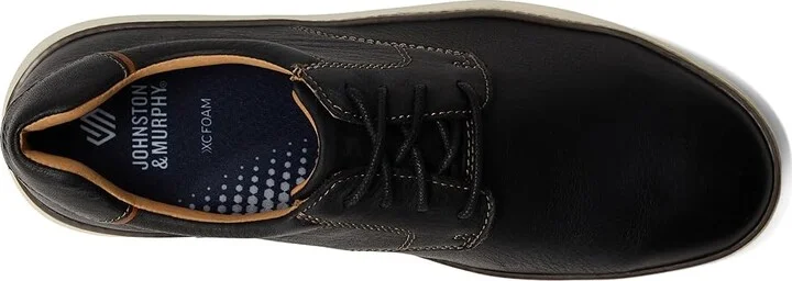 Johnston & Murphy Mcguffey 2 Plain Toe Men's Shoes Black Full Grain : 7.5 M (D), Leather - Image 2