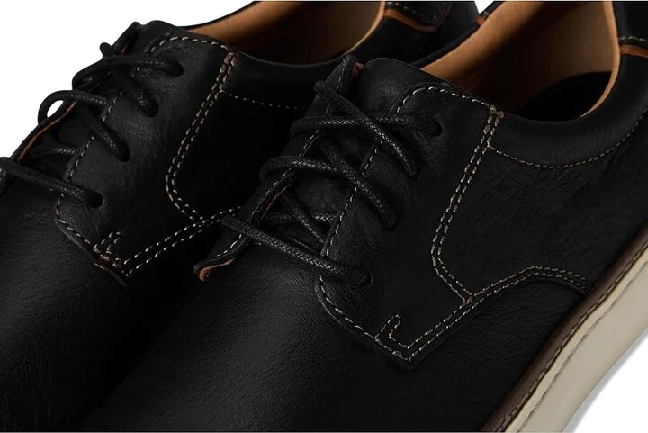 Johnston & Murphy Mcguffey 2 Plain Toe Men's Shoes Black Full Grain : 7.5 M (D), Leather - Image 7