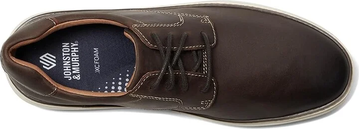 Johnston & Murphy Mcguffey 2 Plain Toe Men's Shoes Brown Oiled Full Grain : 13 M (D), Leather - Image 2