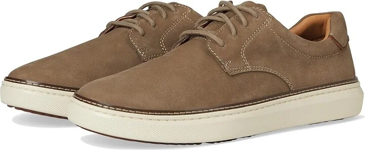 Johnston & Murphy Mcguffey 2 Plain Toe Men's Shoes Taupe Tumbled Nubuck : 15 M (D), Leather