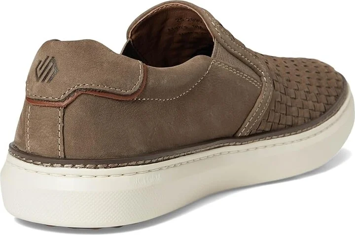 Johnston & Murphy Mcguffey 2 Woven Slip-On Men's Shoes Taupe Woven Tumbld Nubuck : 7 M (D), Leather - Image 4