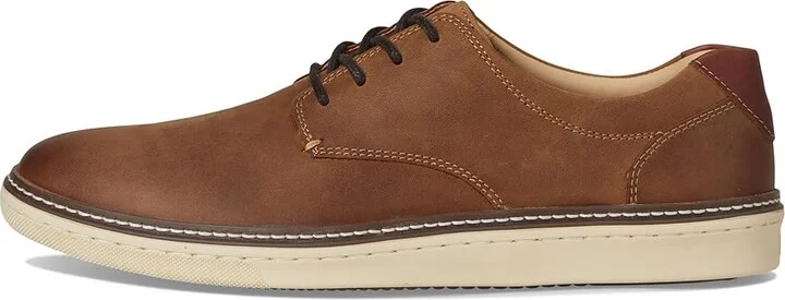 Johnston & Murphy McGuffey Casual Plain Toe Sneaker Men's Lace up casual Shoes Brown Oiled Full Grain : 8 M (D), Leather - Image 7