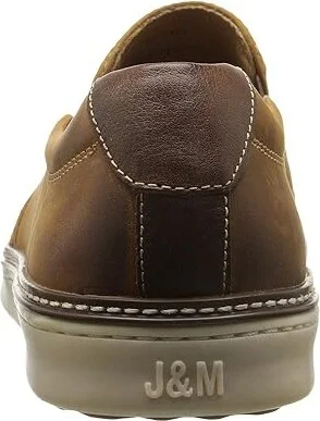 Johnston & Murphy McGuffey Casual Slip-on Sneaker Men's Slip on Shoes Tan Oiled Full Grain : 8 M (D), Leather/Suede - Image 5