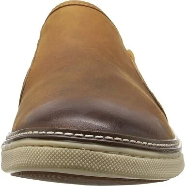 Johnston & Murphy McGuffey Casual Slip-on Sneaker Men's Slip on Shoes Tan Oiled Full Grain : 8 M (D), Leather/Suede - Image 6