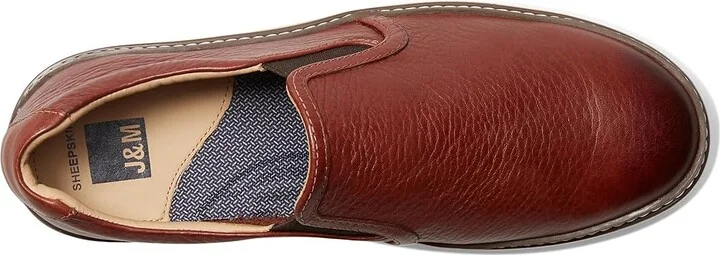 Johnston & Murphy Mcguffey Slip-On Men's Shoes Dark Brown Full Grain : 9 M (D), Leather - Image 2