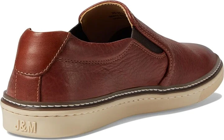 Johnston & Murphy Mcguffey Slip-On Men's Shoes Dark Brown Full Grain : 9 M (D), Leather - Image 4