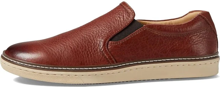 Johnston & Murphy Mcguffey Slip-On Men's Shoes Dark Brown Full Grain : 9 M (D), Leather - Image 6