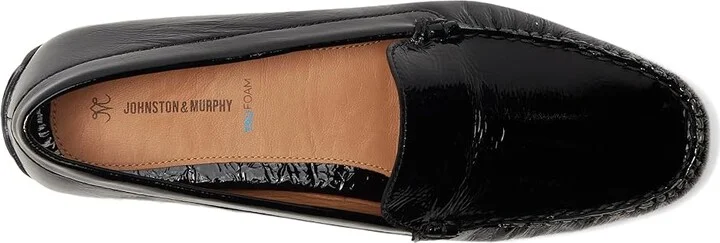 Johnston & Murphy Melanie Venetian Women's Sandals Black : 9.5 M, Leather - Image 2