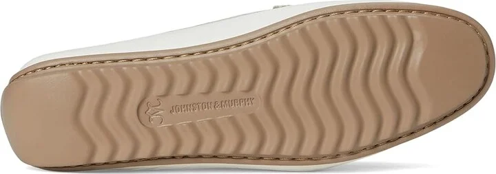 Johnston & Murphy Melanie Venetian Women's Sandals White : 9 M, Leather - Image 3