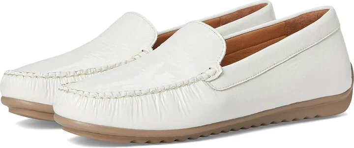 Johnston & Murphy Melanie Venetian Women's Sandals White : 9 M, Leather