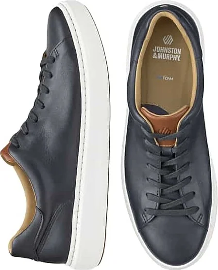 Johnston & Murphy Men's Anders Lace-To-Toe Sneakers Black