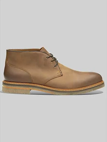 Johnston & Murphy Men's Calder Chukka Plain Toe Boots Brown