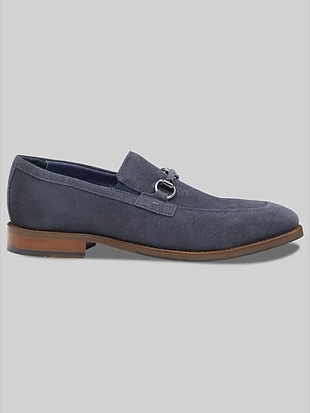 Johnston & Murphy Men's XC Flex Landry Bit Moc Toe Loafers Navy