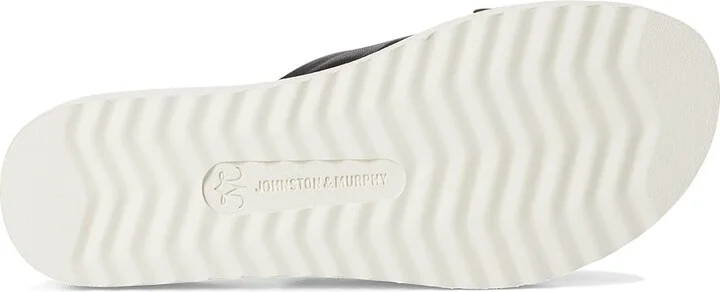 Johnston & Murphy Mitzi Knotted Slide Women's Sandals Black : 8 M, Leather - Image 3