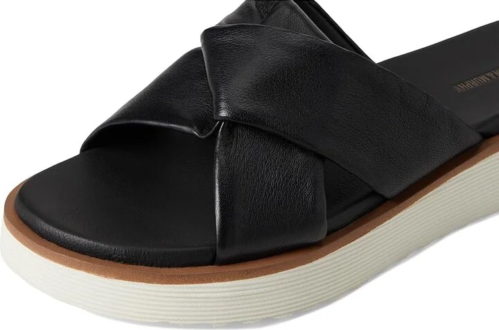 Johnston & Murphy Mitzi Knotted Slide Women's Sandals Black : 8 M, Leather - Image 7