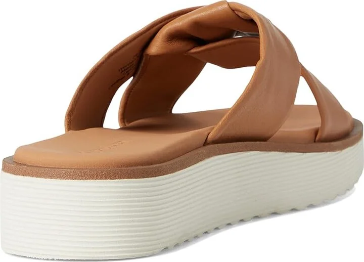 Johnston & Murphy Mitzi Knotted Slide Women's Sandals Tan : 10 M, Leather - Image 4