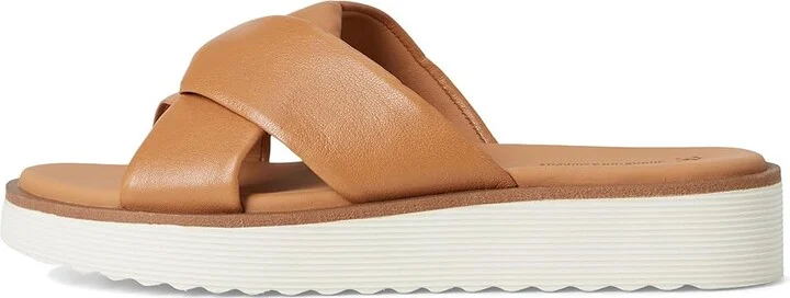 Johnston & Murphy Mitzi Knotted Slide Women's Sandals Tan : 10 M, Leather - Image 6