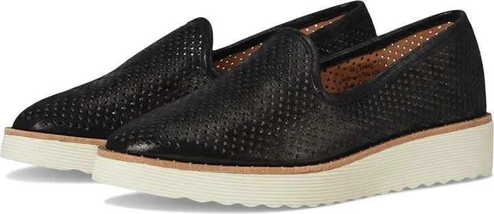 Black Italian Metallic Suede