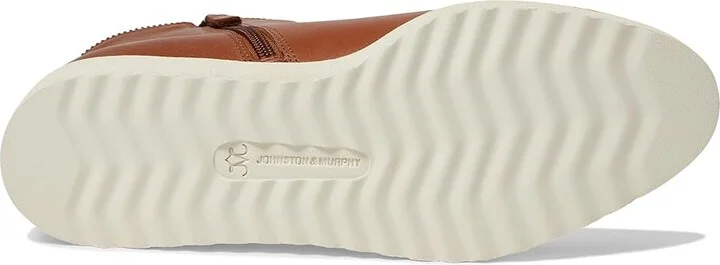 Johnston & Murphy Mitzi Zipper Bootie High Women's Heels Cognac : 7 M, Leather - Image 3