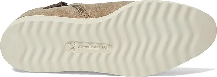 Johnston & Murphy Mitzi Zipper Bootie High Women's Heels Taupe : 7 M, Leather - Image 3