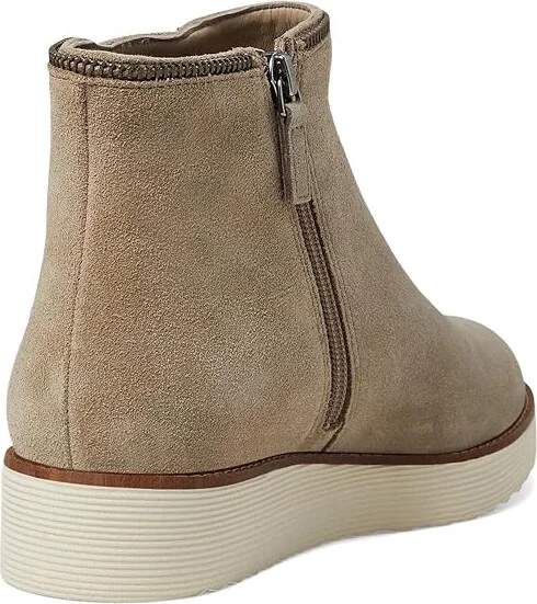 Johnston & Murphy Mitzi Zipper Bootie High Women's Heels Taupe : 7 M, Leather - Image 4