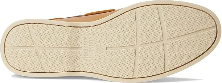 Johnston & Murphy Monaco 2-Eye Boat Shoe Men's Lace-up Boots Tan Sheepskin : 12 M (D), Leather - Image 3