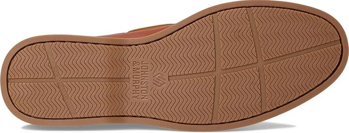Johnston & Murphy Monaco 2-Eye Boat Shoe Men's Lace-up Boots Tan Sheepskin : 9.5 M (D), Leather - Image 3
