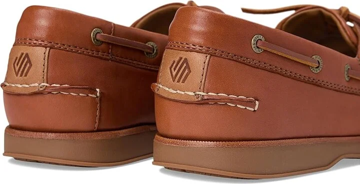 Johnston & Murphy Monaco 2-Eye Boat Shoe Men's Lace-up Boots Tan Sheepskin : 9.5 M (D), Leather - Image 7