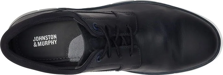Johnston & Murphy Parsons Plain Toe Men's Shoes Navy : 8.5 M (D), Leather - Image 2