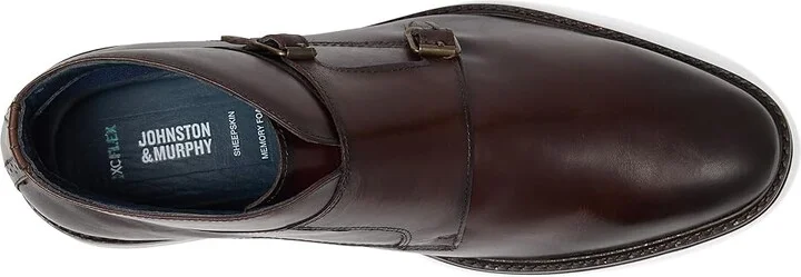 Johnston & Murphy Raleigh Double Buckle Boots Men's Boots Mahogany Full Grain : 14 M (D), Leather - Image 2
