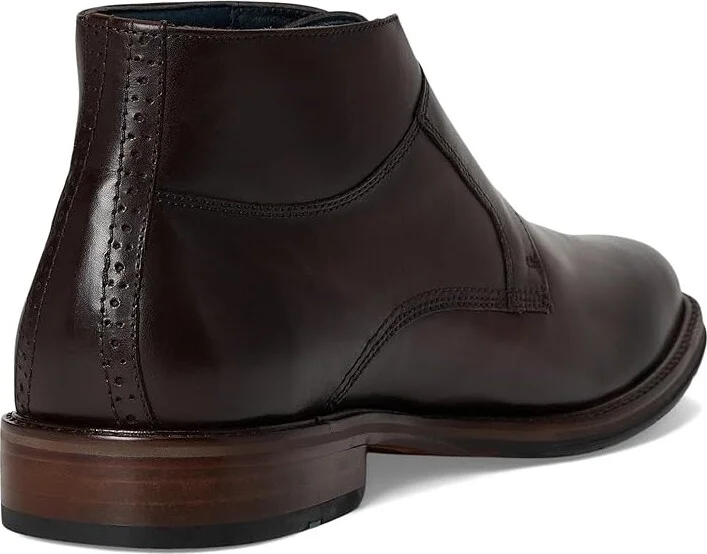 Johnston & Murphy Raleigh Double Buckle Boots Men's Boots Mahogany Full Grain : 14 M (D), Leather - Image 4