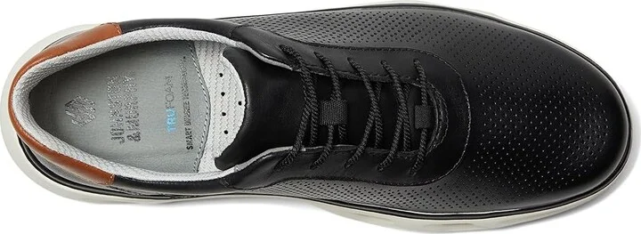 Johnston & Murphy Reactivate U-Throat Men's Shoes Black Full Grain : 10 M (D), Leather - Image 2