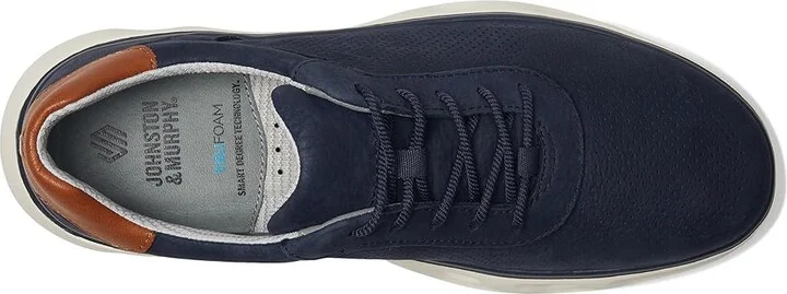 Johnston & Murphy Reactivate U-Throat Men's Shoes Navy Nubuck : 10 M (D), Leather - Image 2