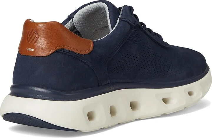 Johnston & Murphy Reactivate U-Throat Men's Shoes Navy Nubuck : 10 M (D), Leather - Image 4