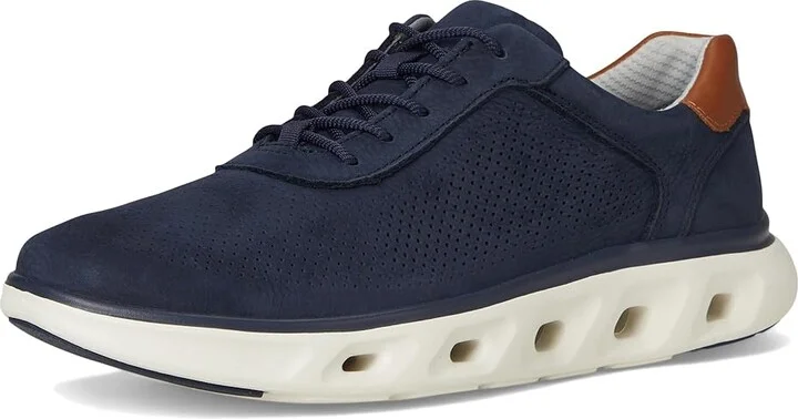 Johnston & Murphy Reactivate U-Throat Men's Shoes Navy Nubuck : 10 M (D), Leather - Image 5