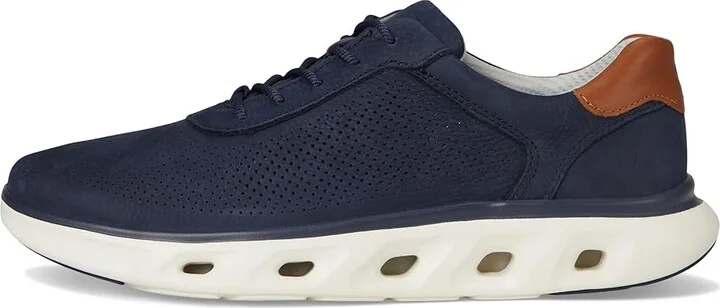 Johnston & Murphy Reactivate U-Throat Men's Shoes Navy Nubuck : 10 M (D), Leather - Image 6