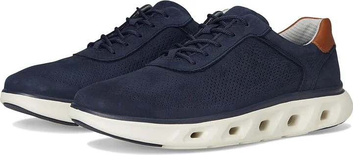 Johnston & Murphy Reactivate U-Throat Men's Shoes Navy Nubuck : 10 M (D), Leather