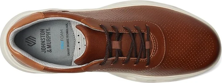 Johnston & Murphy Reactivate U-Throat Men's Shoes Tan Full Grain : 12 M (D), Leather - Image 2
