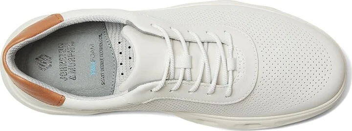Johnston & Murphy Reactivate U-Throat Men's Shoes White Full Grain : 12 M (D), Leather - Image 2