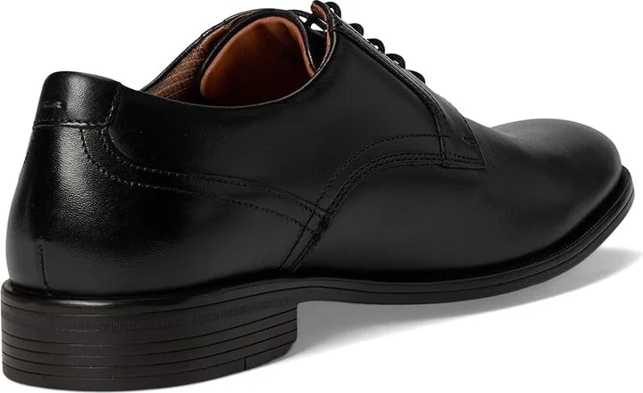 Johnston & Murphy Reeve Plain Toe Men's Lace Up Wing Tip Shoes Black : 13 M (D), Leather - Image 4