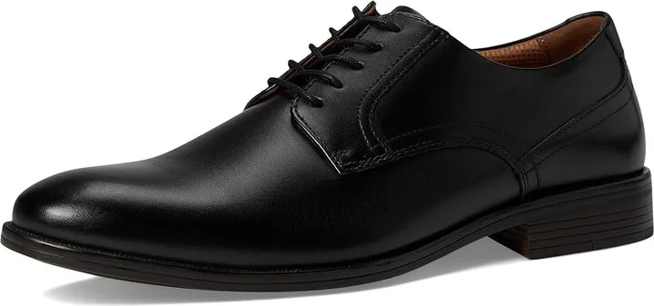 Johnston & Murphy Reeve Plain Toe Men's Lace Up Wing Tip Shoes Black : 13 M (D), Leather - Image 5
