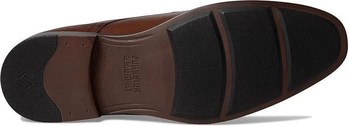 Johnston & Murphy Reeve Plain Toe Men's Lace Up Wing Tip Shoes Brown : 10 M (D), Leather - Image 3