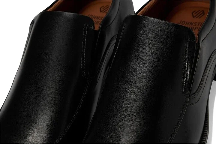 Johnston & Murphy Reeve Run-Off Venetian Men's Lace Up Wing Tip Shoes Black : 9 M (D), Leather - Image 7