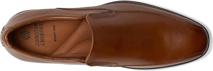 Johnston & Murphy Reeve Run-Off Venetian Men's Lace Up Wing Tip Shoes Brown : 8.5 M (D), Leather - Image 2